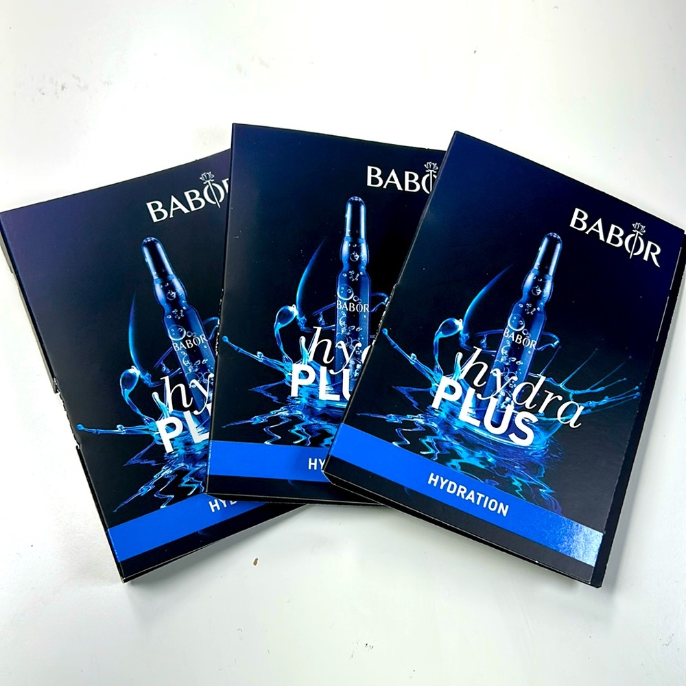 3 Doctor Babor Ampoules Samples- Hydra Plus Hydration